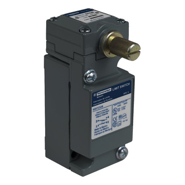 9007C54B - NEMA limit switch, 9007C, heavy duty, standard, spring return  lever, standard pretravel, 10A, 600V, 1NO/1NC, NEMA 4, 13 | Schneider  Electric USA
