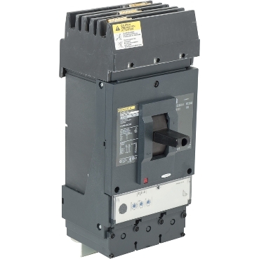 LJA34600WU33X - Circuit breaker, PowerPacT L, 600A, 3 pole, 480VAC