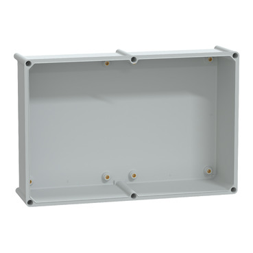 PLS box, polyester rear, opaque PC cover IP65 36x54x23cm-2