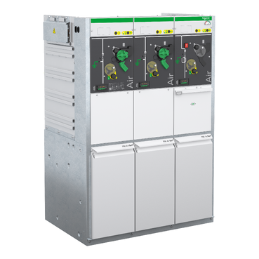 RM AirSeT™ Schneider Electric SF6-freie kompakte oder erweiterbare gasisolierte (GIS) Ringkabelschaltanlagen für die sekundäre Verteilung bis 24 kV / 630 A / 20 kA.