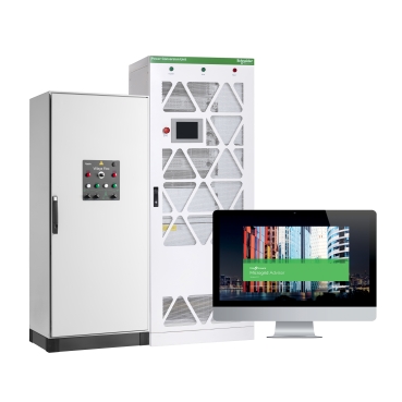 Villaya Flex Schneider Electric All-in-one prepackaged microgrid solution for off-grid and rural communities