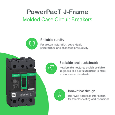 JRL36200 - Circuit breaker, PowerPacT J, 200A, 3 pole
