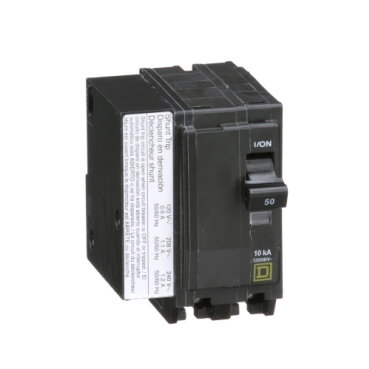 QO2501021 - Mini circuit breaker, QO, 50A, 2 pole, 120/240VAC
