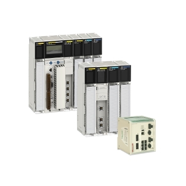 Modicon Quantum Schneider Electric Gran PLC operaciones discretas o aplicaciones de procesos y soluciones de alta disponibilidad