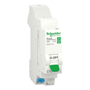 Resi9 XE - disjoncteur modulaire - 1P+N - 16A - courbe C - embrochable