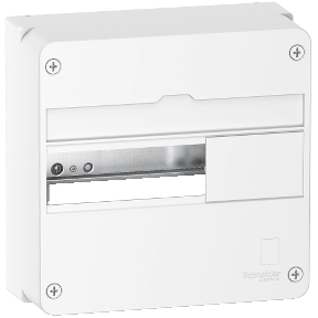 Resi9 - Coffret en saillie Blanc (RAL 9003)- 1 rangée de 13 modules