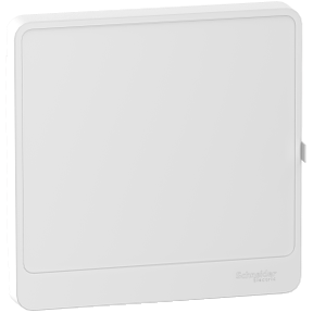 Resi9 - porte Styl blanche (RAL 9003) pour coffret 1 rangée de 13 modules