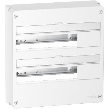 18 de Resi9 France Electric saillie Professionnels rangées Blanc - - Coffret Schneider modules R9H18402 - 9003)- 2 en | (RAL