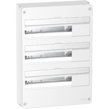 R9H18403 - Resi9 - Coffret en saillie Blanc (RAL 9003)- 3 rangées de 18  modules - Professionnels