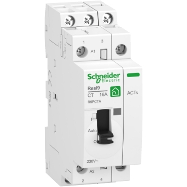 Schneider Electric R9PFD616 Resi9 - disjoncteur modulaire - 1P+N - 16A -  courbe D - peignable
