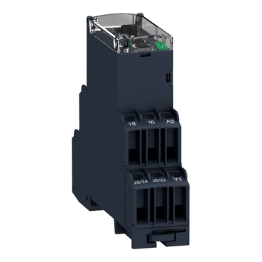 Modular timing relay, 8 A, 2 CO, 0.05s…300h, multifunction, 24...240 V AC/DC-2