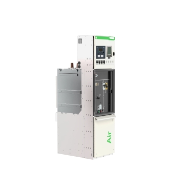 GM AirSeT Schneider Electric 新一代綠色、 智能化創新未來開關設備GM AirSeT ，可廣泛應用于12kV電壓系統，額定電流可達1250A，開斷電流可達31.5kA