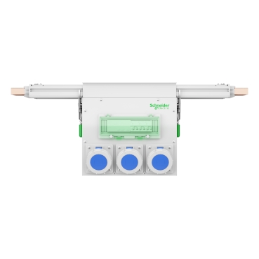 I-Line Track Schneider Electric Zeer flexibel railkokersysteem, voor stroomverdeling in datacenters, tot 630A