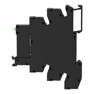 Slim interface relay pre-assembled, 6 A, 1 CO, LED, protection module, spring terminal, 24 V AC-4