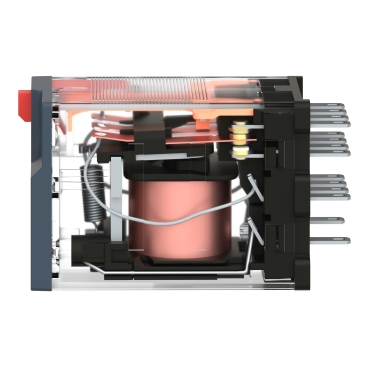 Miniature plug-in relay, 6 A, 4 CO, LED, 230 V AC-4