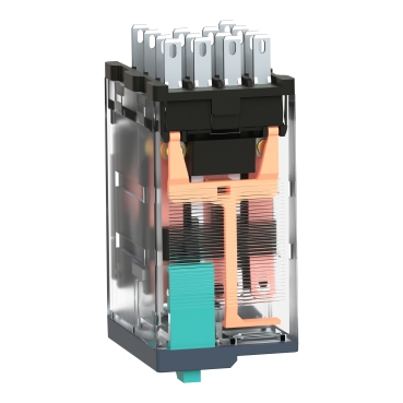 Miniature plug-in relay, 6 A, 4 CO, LED, 24 V DC-3