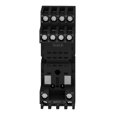 Socket, mixed contact, relay type RXM2 RXM4, connector connection, 250 V AC-4