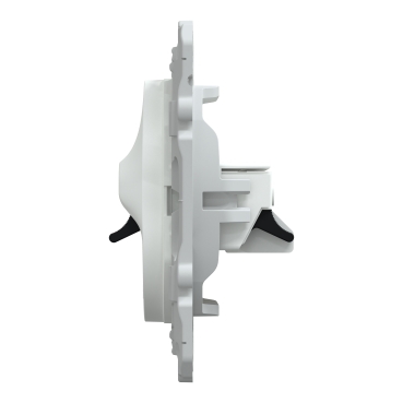 Prise Haut-parleur ODACE 1 Sortie Bornes Pression Fixation Par Vis Blanc - SCHNEIDER ELECTRIC S520487 0018509236