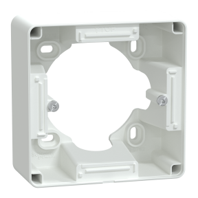 Ovalis - Boîte support 36 mm pour montage en saillie - Blanc