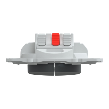 S321204 - Ovalis - Interrupteur Va Et Vient - 10AX - Blanc - Griffes Montées - Avec Plaque - Professionnels | Schneider Electric France