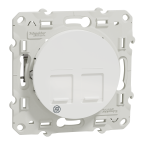 Odace, prise RJ45, grade 3 (multimédia) cat. 6 STP, à vis, Antibacterien