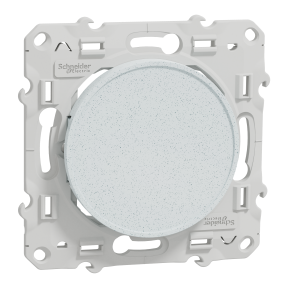 Odace - Obturateur blanc Recyclé - Fixation par vis