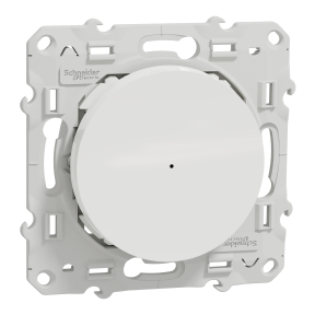 Wiser Odace - variateur poussoir - 2 fils - zigbee - blanc
