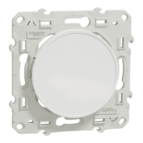Odace - Obturateur blanc (RAL 9003) - Fixation par vis
