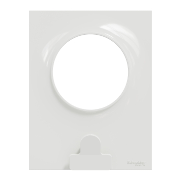 S520752 - Odace Styl - Pratic - plaque blanc - avec cache intégré