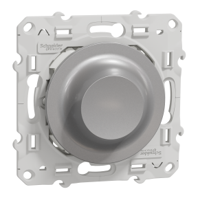 Wiser Odace - variateur rotatif LED - 2 fils - zigbee - alu