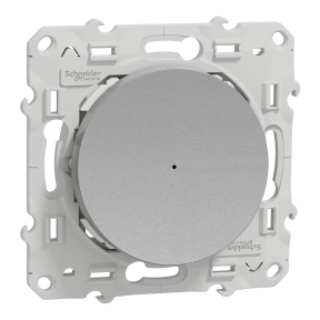 Wiser Odace - bouton poussoir - 10A - zigbee - alu