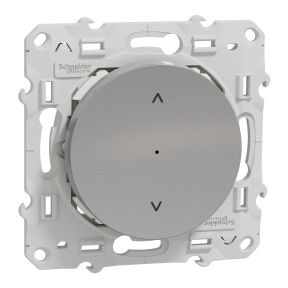 Wiser Odace - interrupteur volet-roulant - 4A - zigbee - alu