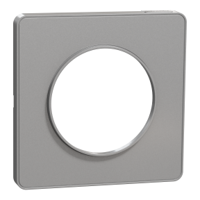 Odace Touch - plaque de finition 1 poste - Alu