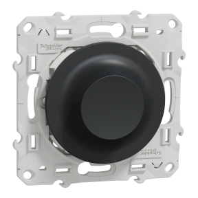 Wiser Odace - variateur rotatif LED - 2 fils - zigbee - anthracite