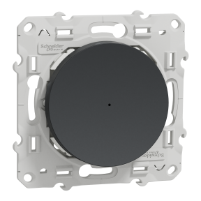 Wiser Odace - bouton poussoir - 10A - zigbee - anthracite