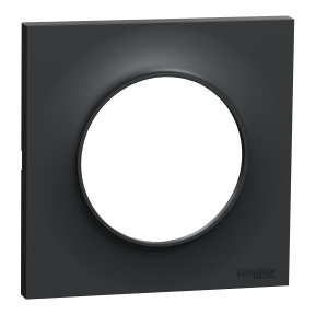 Odace Styl, plaque Anthracite 1 poste
