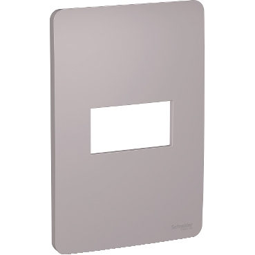 S730101224 - PLACA 4X2 1 POSTO AXIS GREY (CINZA) ORION S730101224