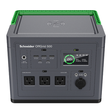 PPS500 - Schneider OffGrid Portable Power Station 500, 120V, 517Wh