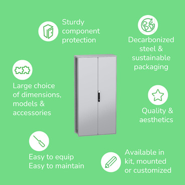 PanelSeT SFN Double door enclosure Benefit Image - Benefit