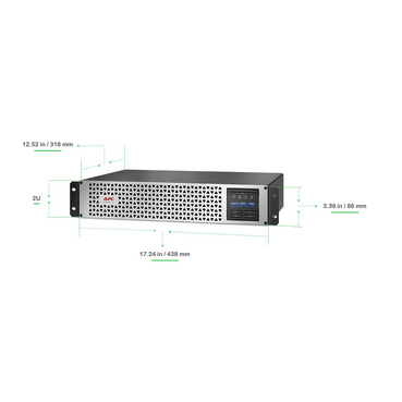 SMTL750RM2UC - APC Smart-UPS, Line Interactive, 750VA, Lithium-ion