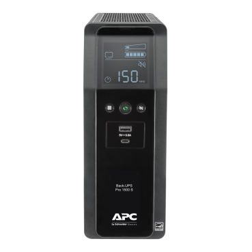 APC UPS 1500VA 900W UPS Battery Backup & Surge Protector, BX1500M AVR,  Dataline Protection - Black 