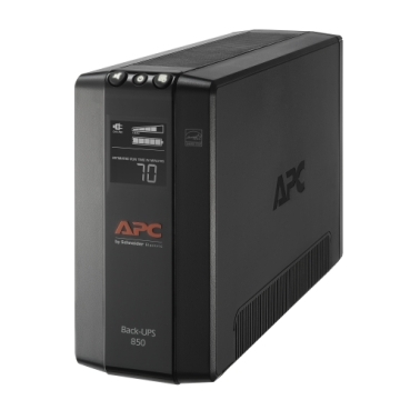APC Back-UPS 850, Compact Tower, 850VA, 120V, AVR, LCD, 8 NEMA outlets ...