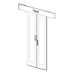 Fs Dr 1001 B Hyperpod Door Dual Sliding Doors Schneider Electric Singapore