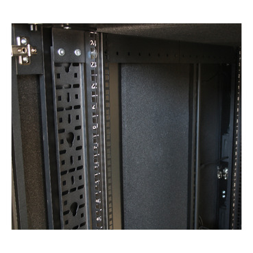 APC NetShelter CX, 18U, Soundproof Server Rack Enclosure, 100V to 