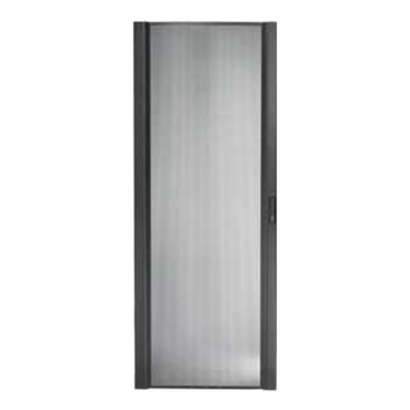 NetShelter SX 48U 750mm Wide Perforated Curved Door Black 