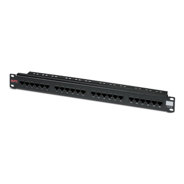 CAT6PNL-24 - APC CAT 6 Patch Panel, 24 port RJ45 to 110 568 A/B