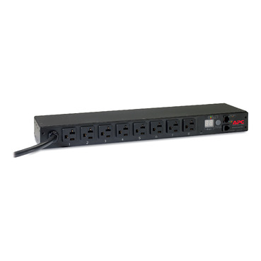 Rack PDU, Metered, 1U, 20A, 120V, (8) 5-20 - AP7801 | APC USA