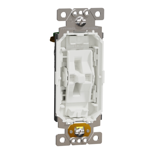 X Series 15A Single Pole Switch Module Side Wire Clamps (Requires Rocker Plate) 10 Pack