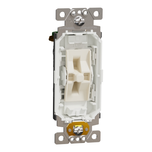 Legrand 15-Amp 3-Way Framed Toggle Light Switch, White in the