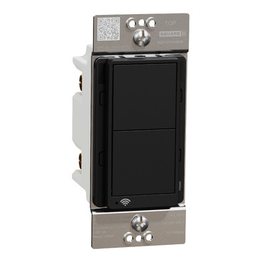 SQR141U1BKW Switch X Series single pole 3 way WiFi connected black matte finish Schneider Electric USA